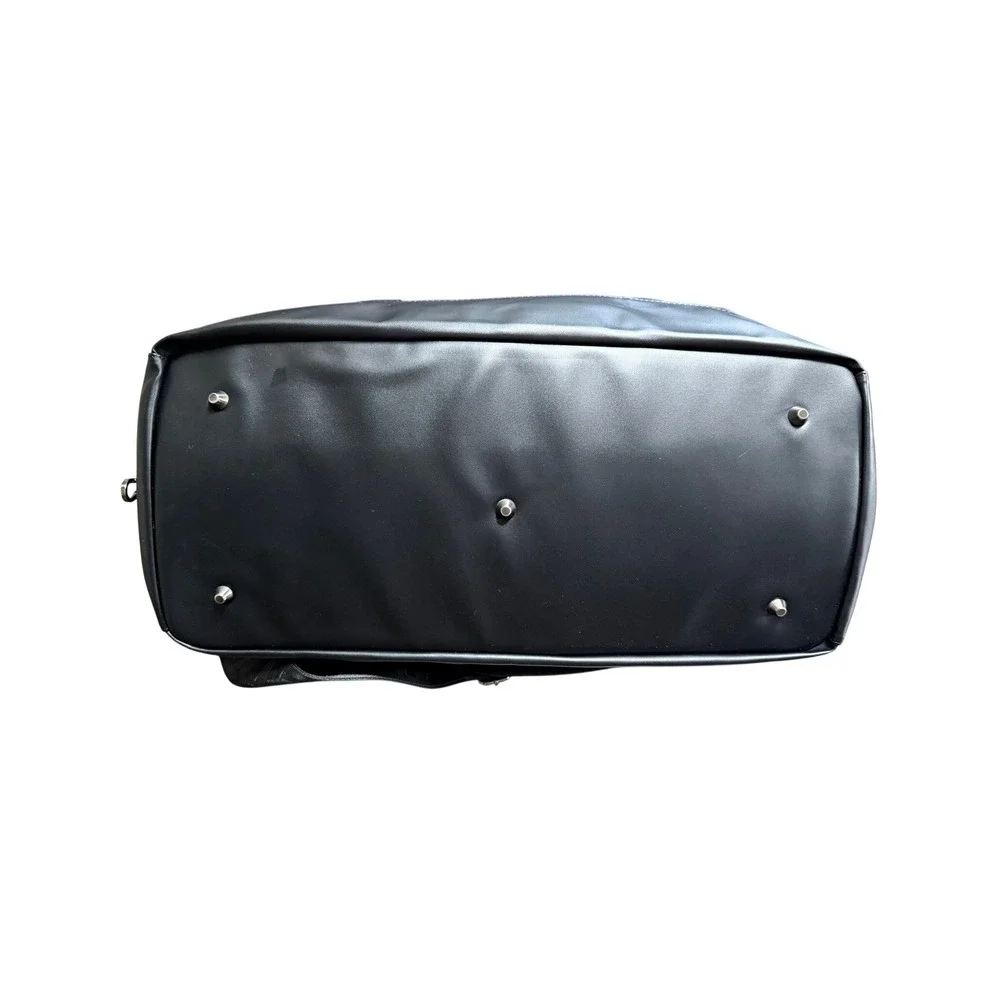 NEW Life Time Duffel Bag Founding Member Black Coated Canvas Travel Gym Large